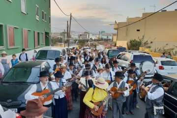 Romería popular en El Caracol (Foto Francisco Javier Santana)